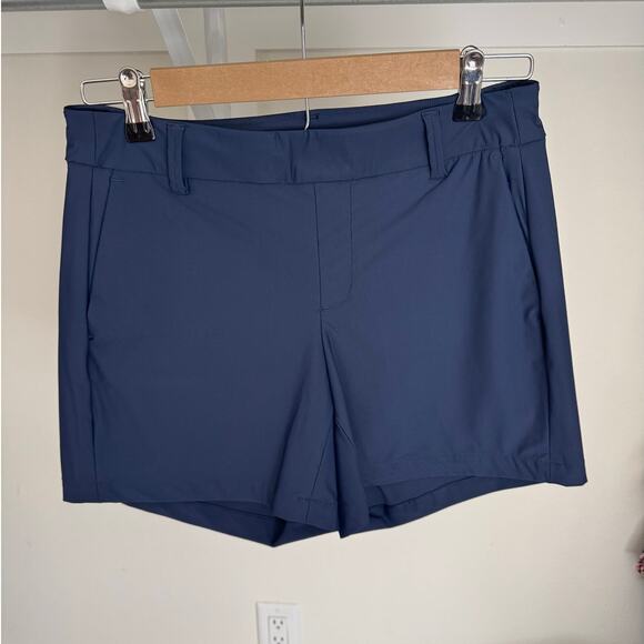 Never Worn Spanx Sunshine Short 6" Sunkissed Navy Blue Size Small - Picture 1 of 9